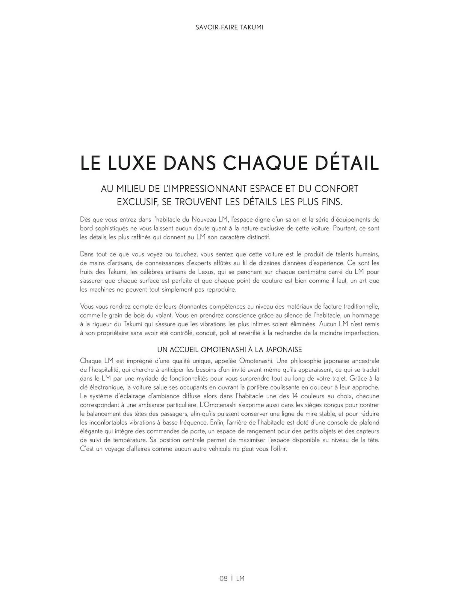 Catalogue Lexus du 27 mars au 27 mars 2026 - Catalogue page 8