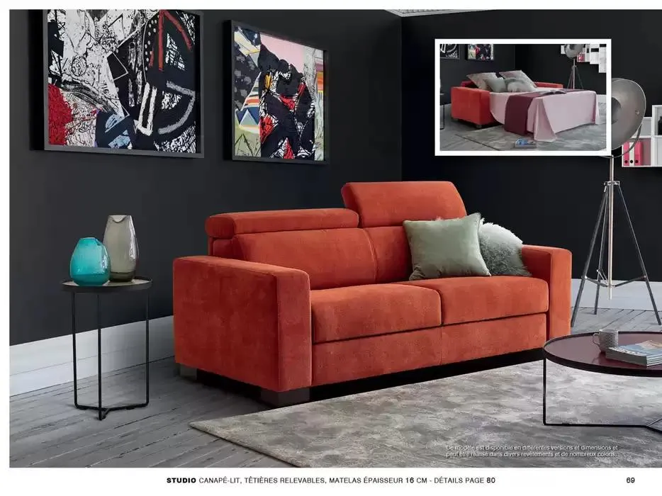Catalogue Canapés et Fauteuils 2025  du 1 janvier au 31 décembre 2025 - Catalogue page 69