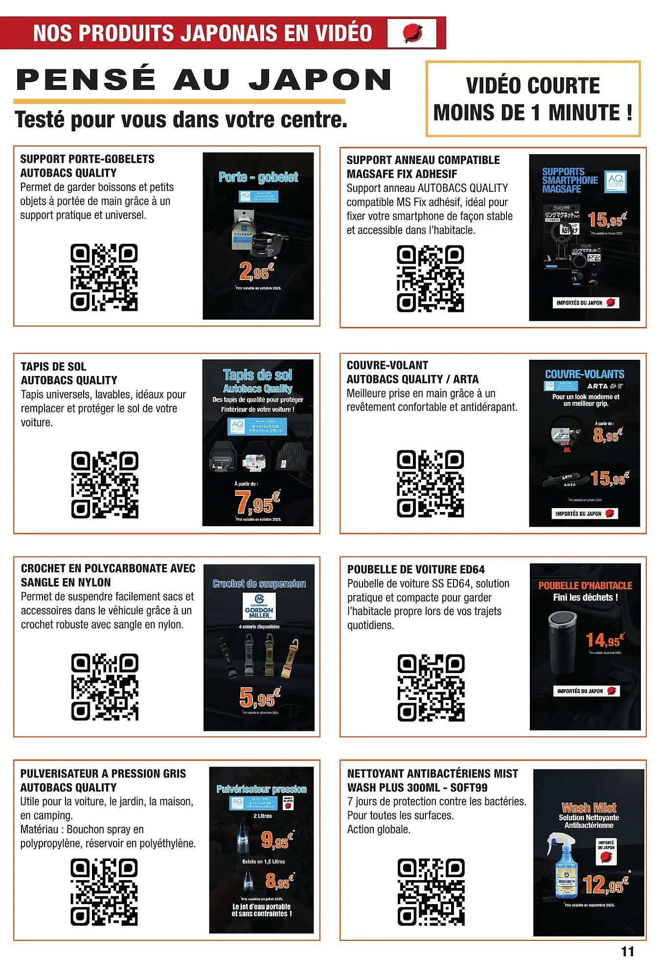 Catalogue Autobacs du 19 mars au 22 avril 2026 - Catalogue page 11