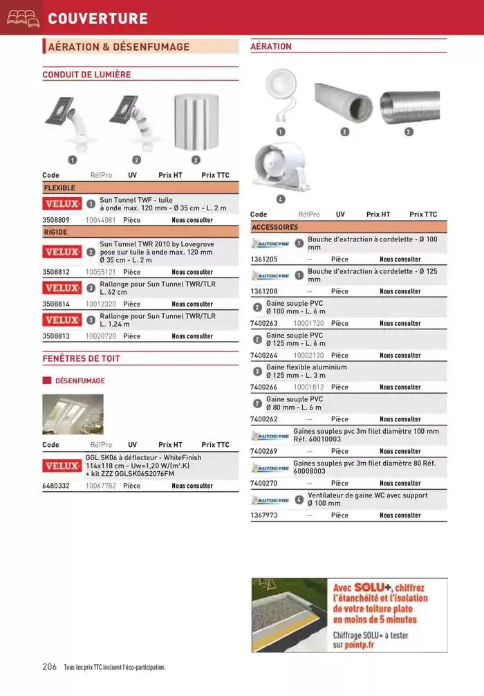 Matériaux 2025 du 1 janvier au 31 décembre 2025 - Catalogue page 206