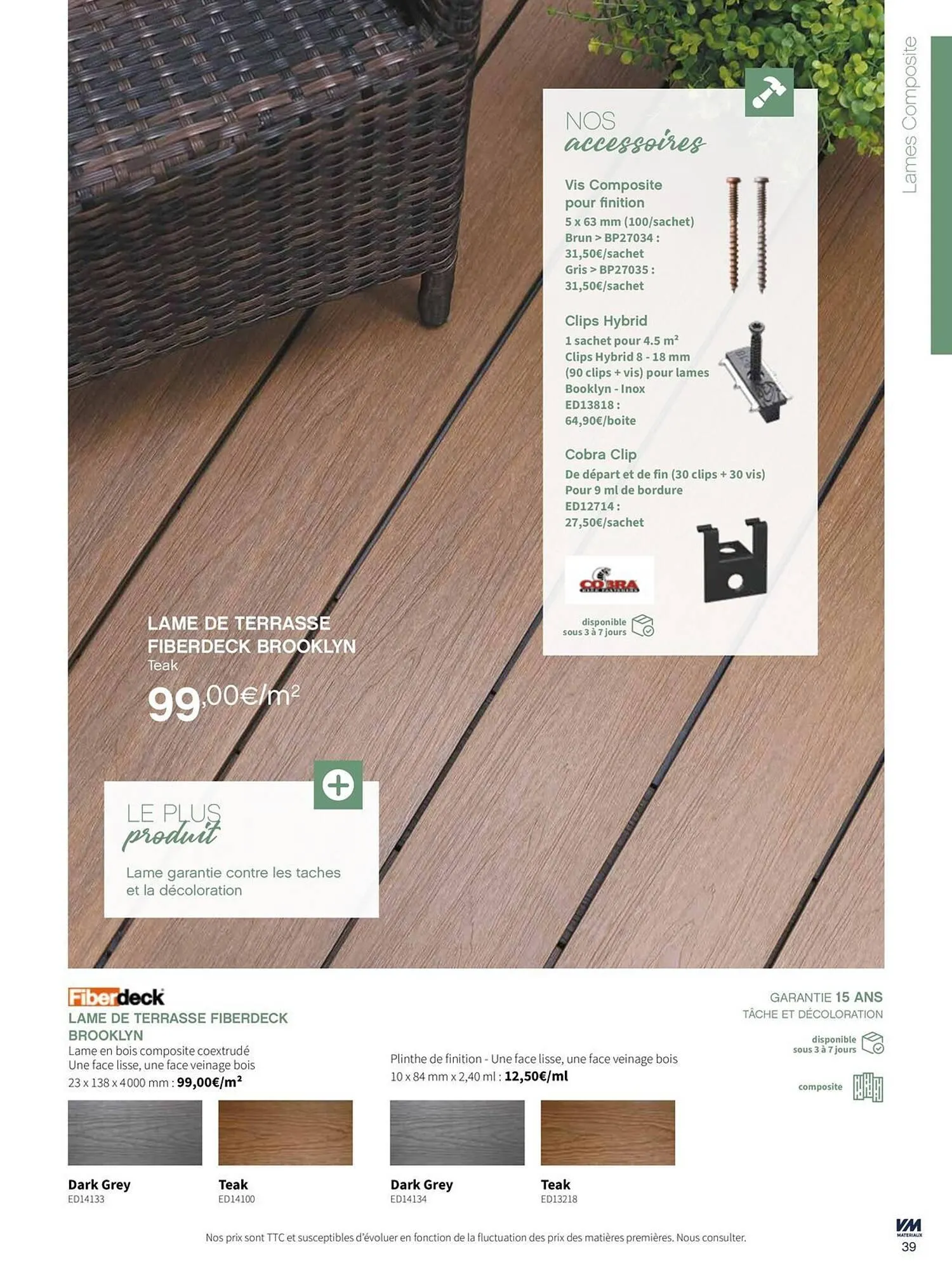 Catalogue VM Matériaux du 14 mars au 20 janvier 2026 - Catalogue page 39