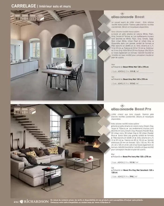 SALLE DE DE BAINS ET CARRELAGE 2025 du 11 avril au 31 décembre 2025 - Catalogue page 418