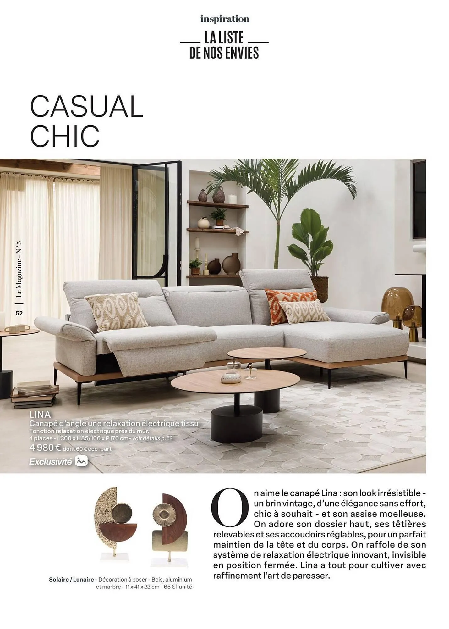 Catalogue monsieur meuble du 16 septembre au 31 mai 2026 - Catalogue page 52