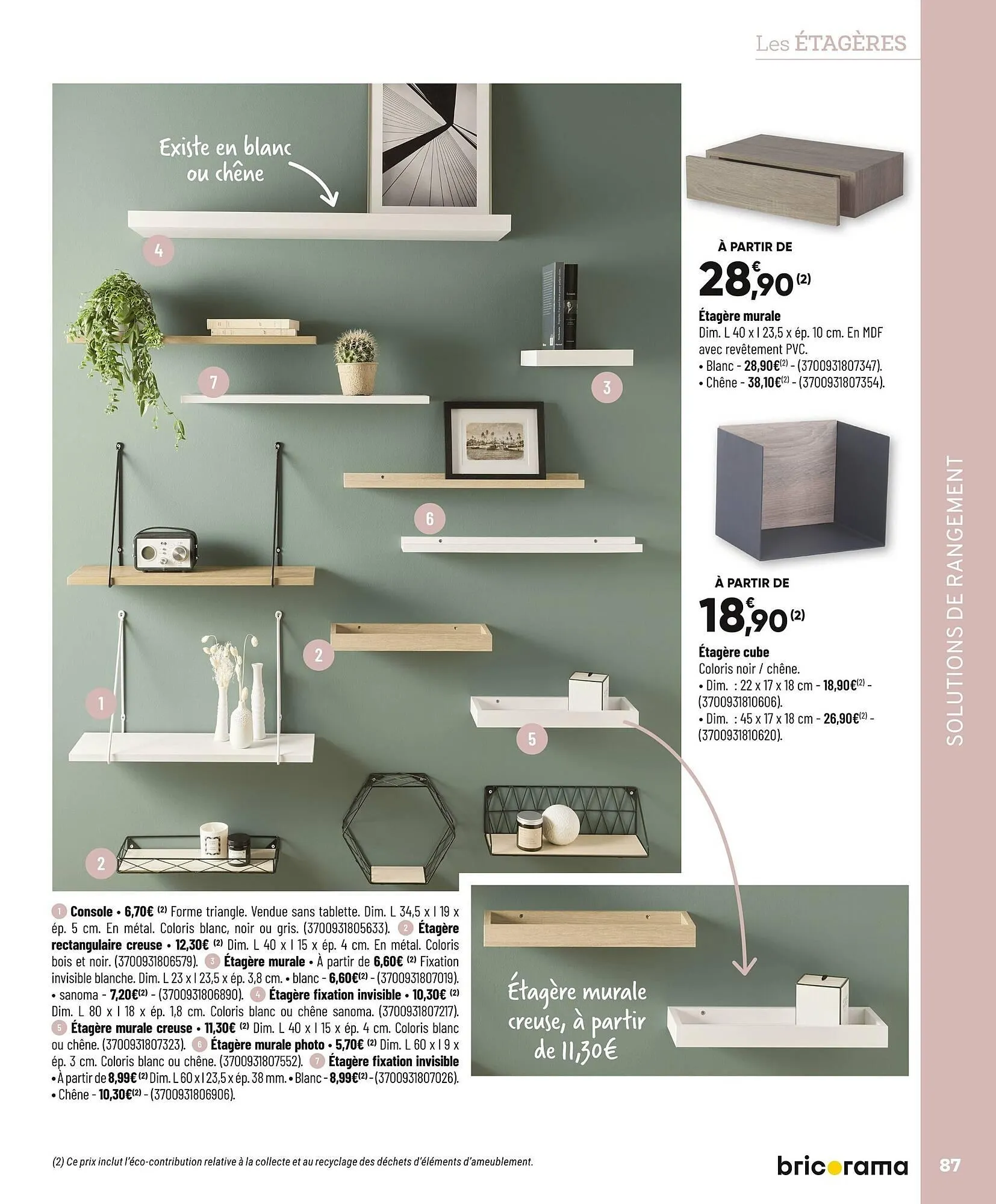 Catalogue Bricorama du 27 octobre au 7 décembre 2025 - Catalogue page 87