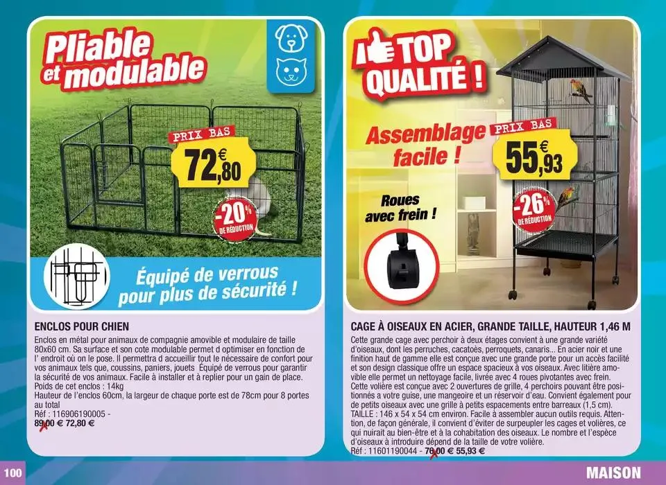 Arrivages de printemps du 6 février au 31 mai 2025 - Catalogue page 100