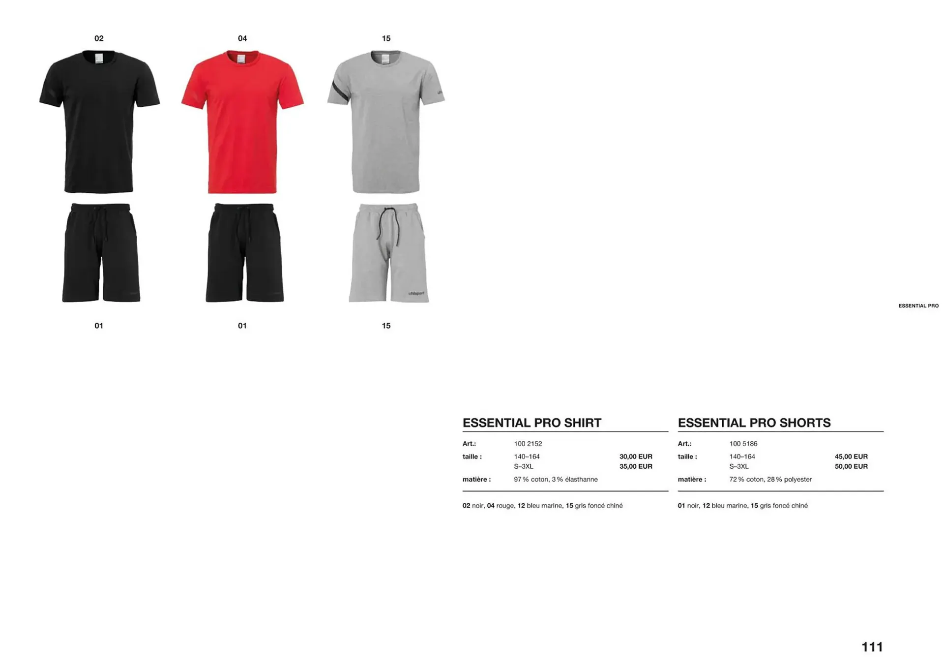 Catalogue Uhlsport du 1 mars au 31 décembre 2023 - Catalogue page 111