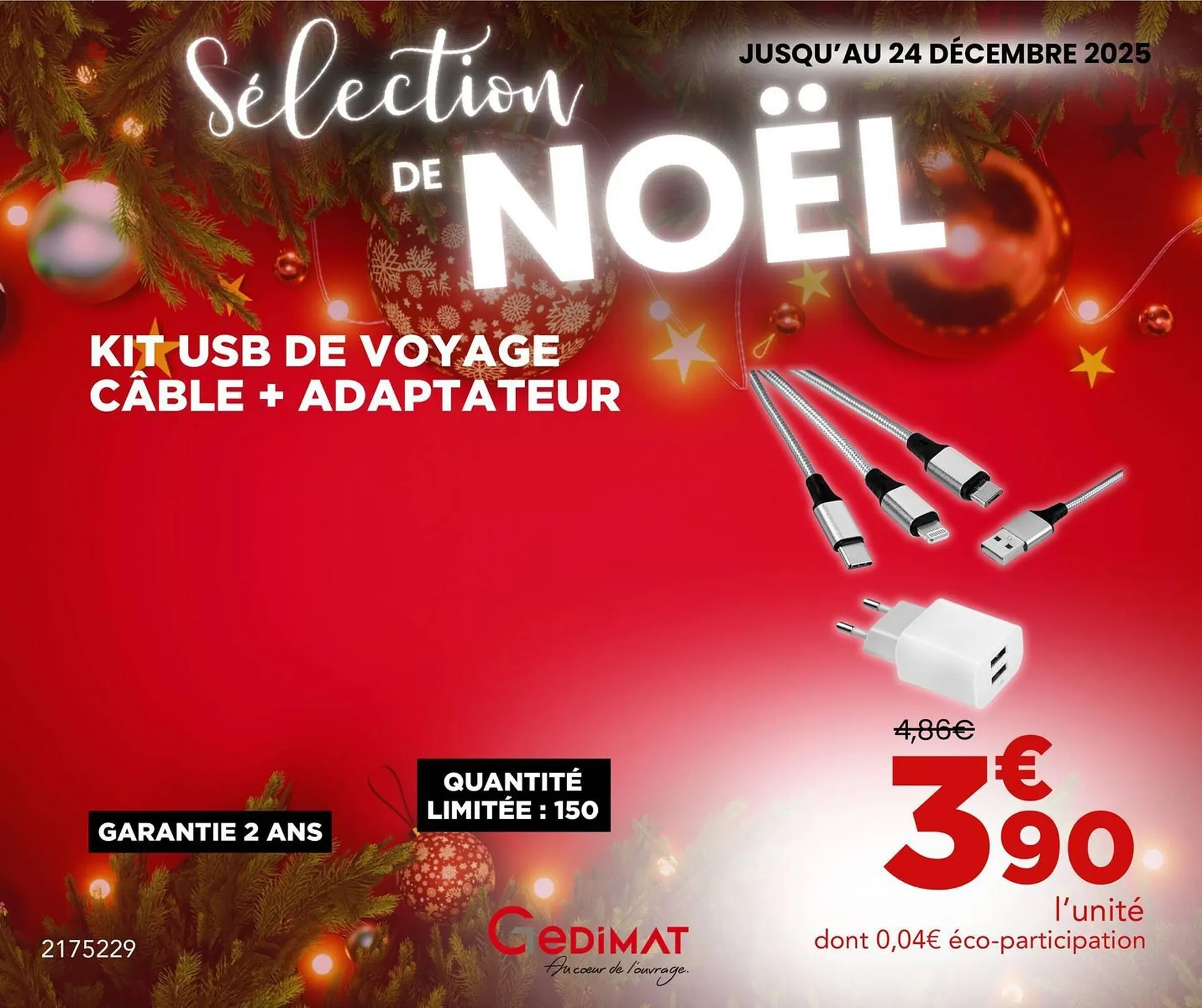 Catalogue Gedimat du 3 décembre au 24 décembre 2025 - Catalogue page 22