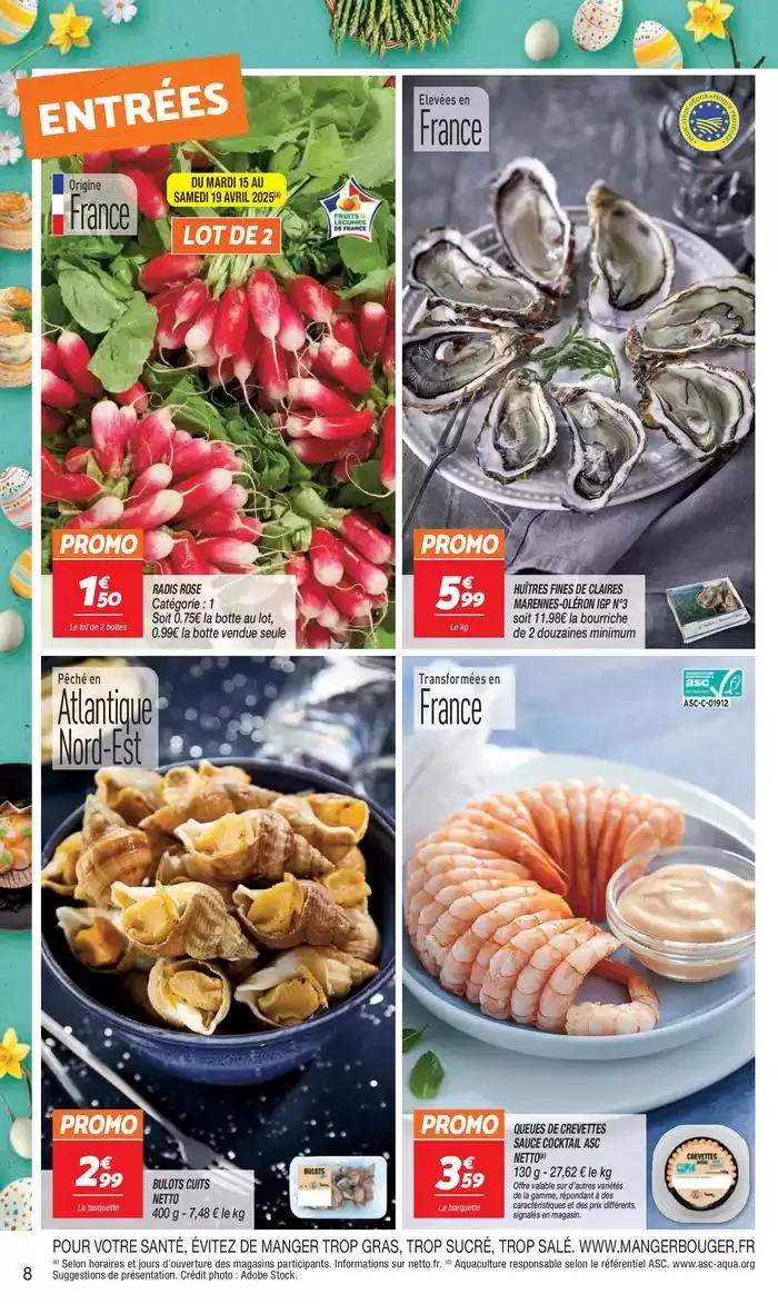 SEMAINE PROCHAINE : SPÉCIAL PÂQUES du 15 avril au 21 avril 2025 - Catalogue page 8