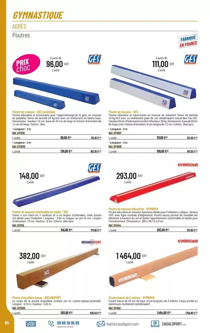 ÉQUIPEMENT SPORTIF du 6 mars au 31 décembre 2025 - Catalogue page 36