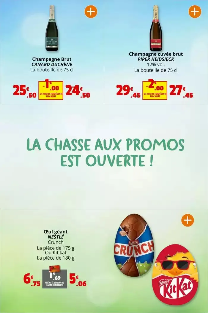 LA CHASSE AUX PROMOS EST OUVERTE ! du 9 avril au 21 avril 2025 - Catalogue page 14