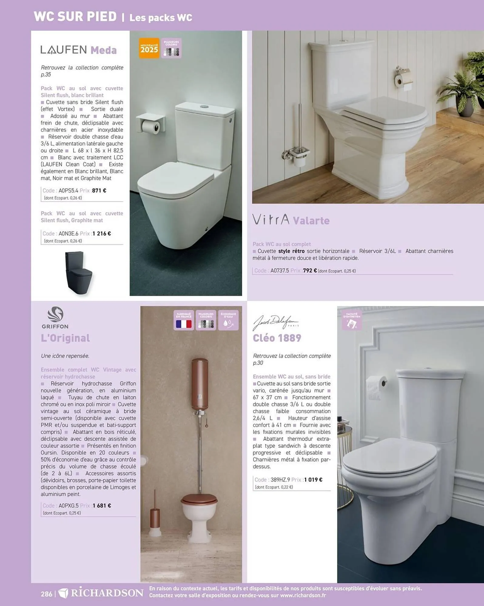 Catalogue Richardson du 11 avril au 31 décembre 2025 - Catalogue page 288