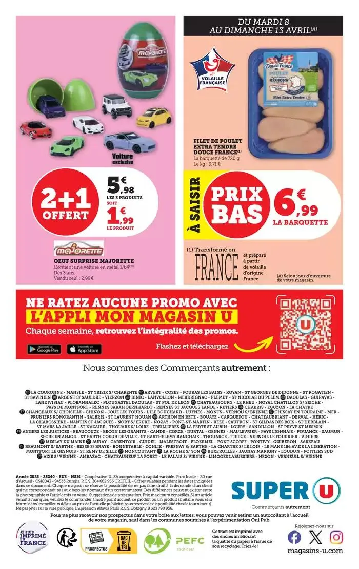 Spécial Pâques du 8 avril au 21 avril 2025 - Catalogue page 40