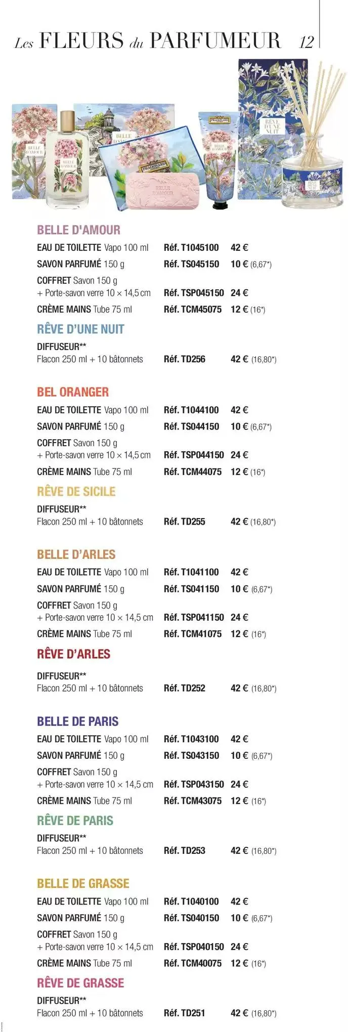 TARIF GÉNÉRAL 2025 du 6 janvier au 31 mars 2025 - Catalogue page 12