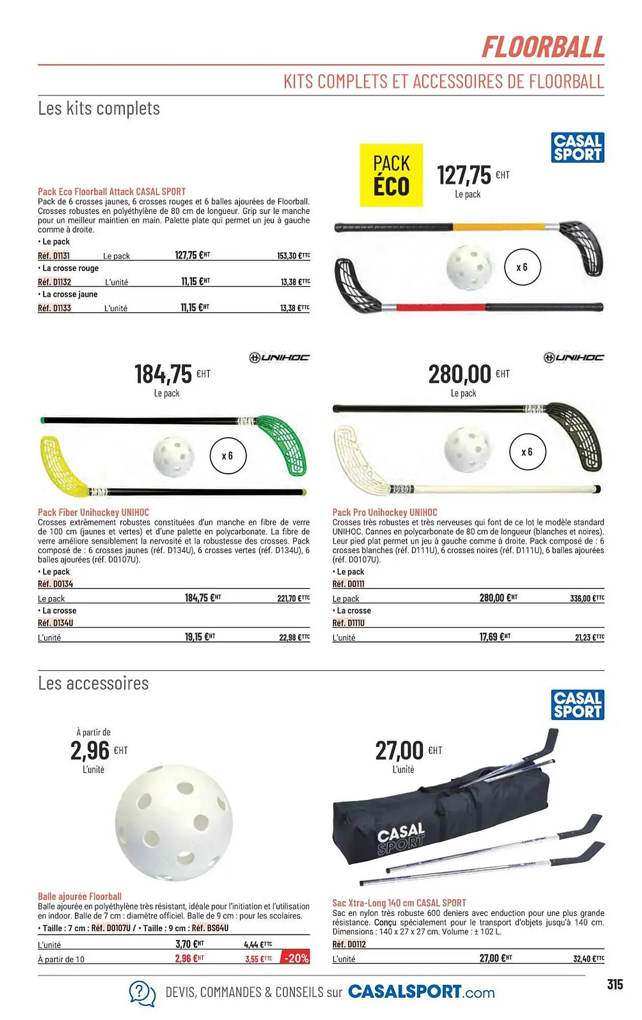Catalogue Casal Sport du 22 janvier au 31 décembre 2026 - Catalogue page 287