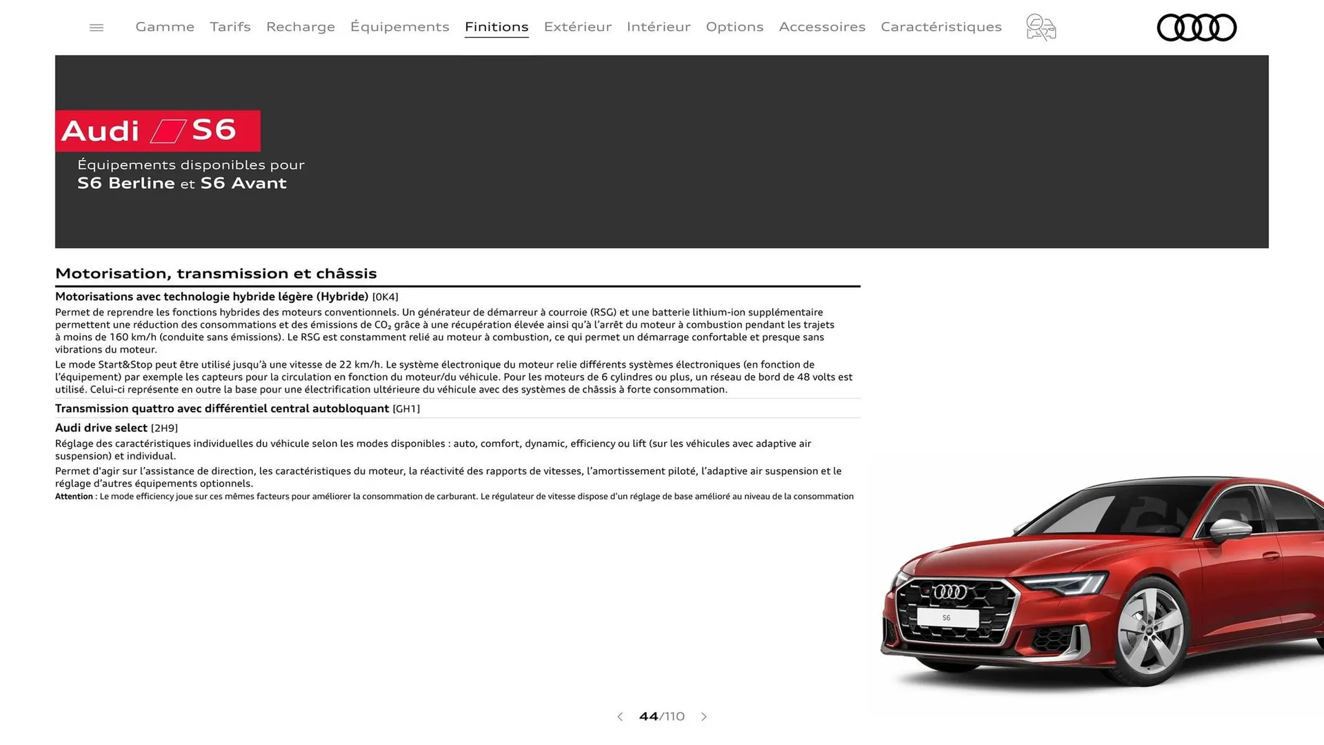 Catalogue Audi du 7 janvier au 31 janvier 2026 - Catalogue page 44