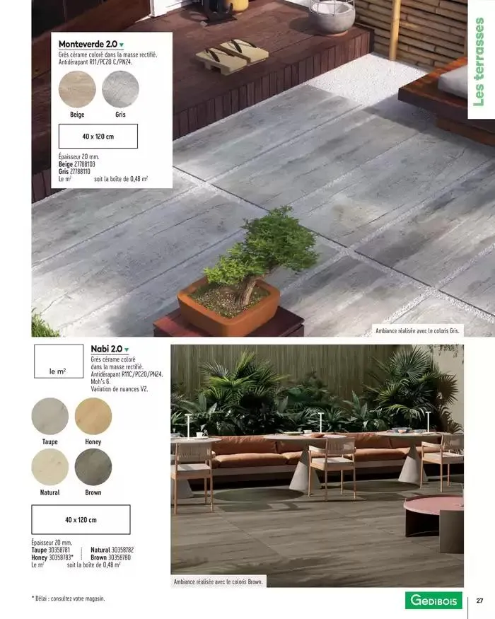 Aménagements Extérieurs 2025 du 1 janvier au 31 décembre 2025 - Catalogue page 27