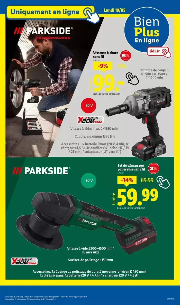 Profitez d'une large sélection de produits à prix réduits chez Lidl ! du 15 mai au 21 mai 2025 - Catalogue page 81