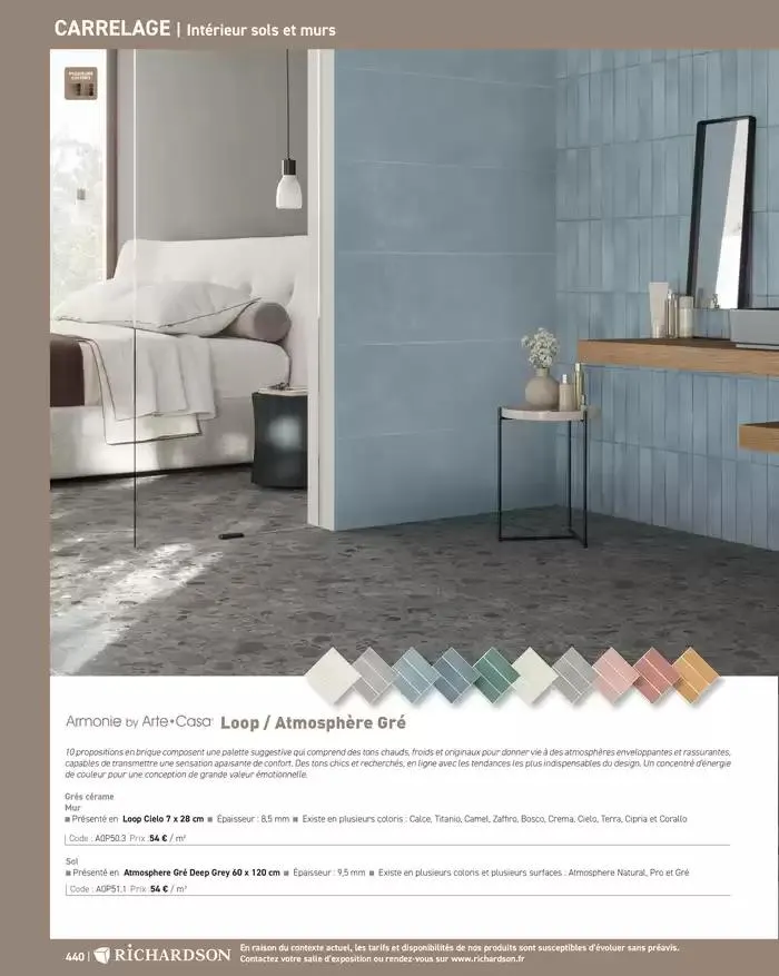 SALLE DE DE BAINS ET CARRELAGE 2025 du 11 avril au 31 décembre 2025 - Catalogue page 442