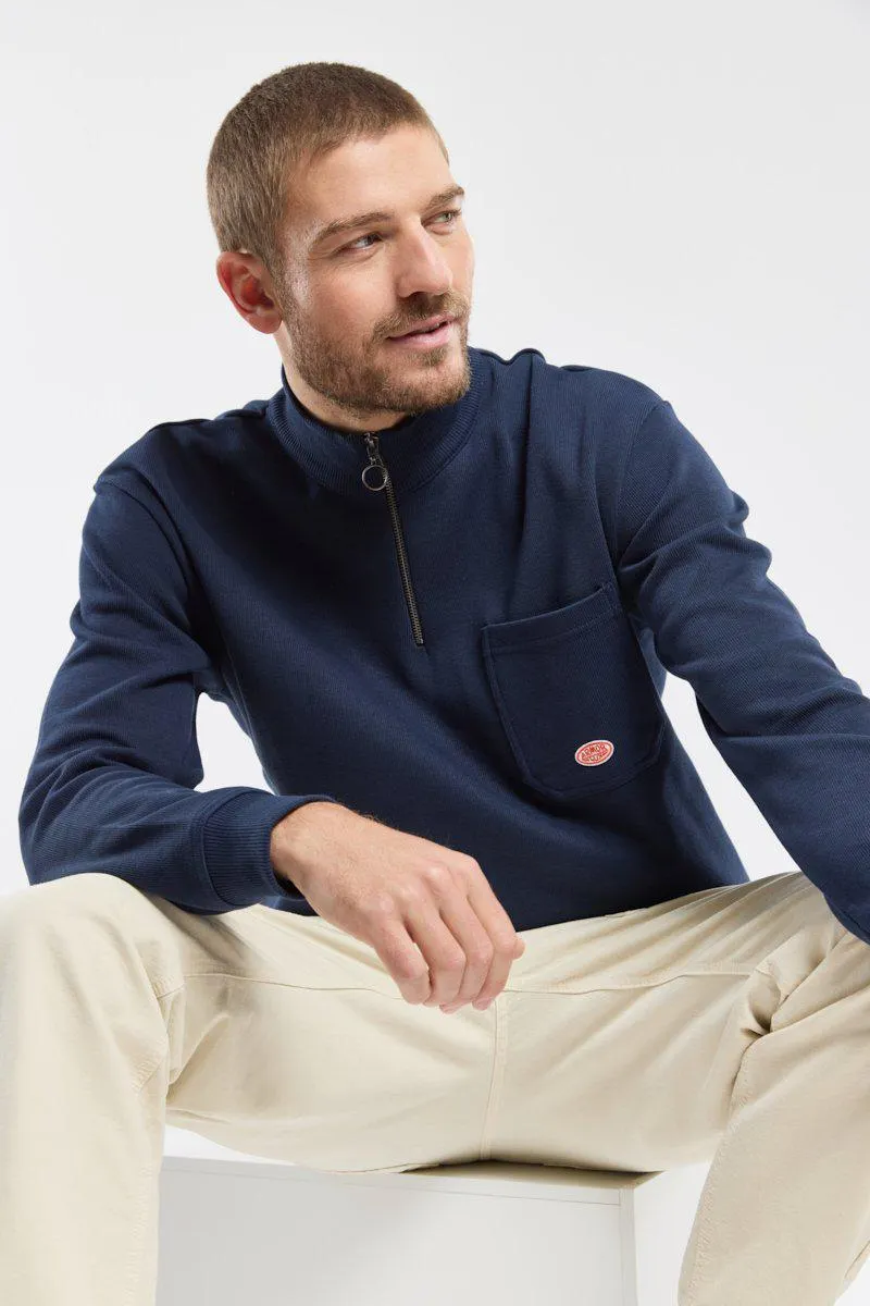 Sweat col camionneur - coton épais issu de l'agriculture biologique