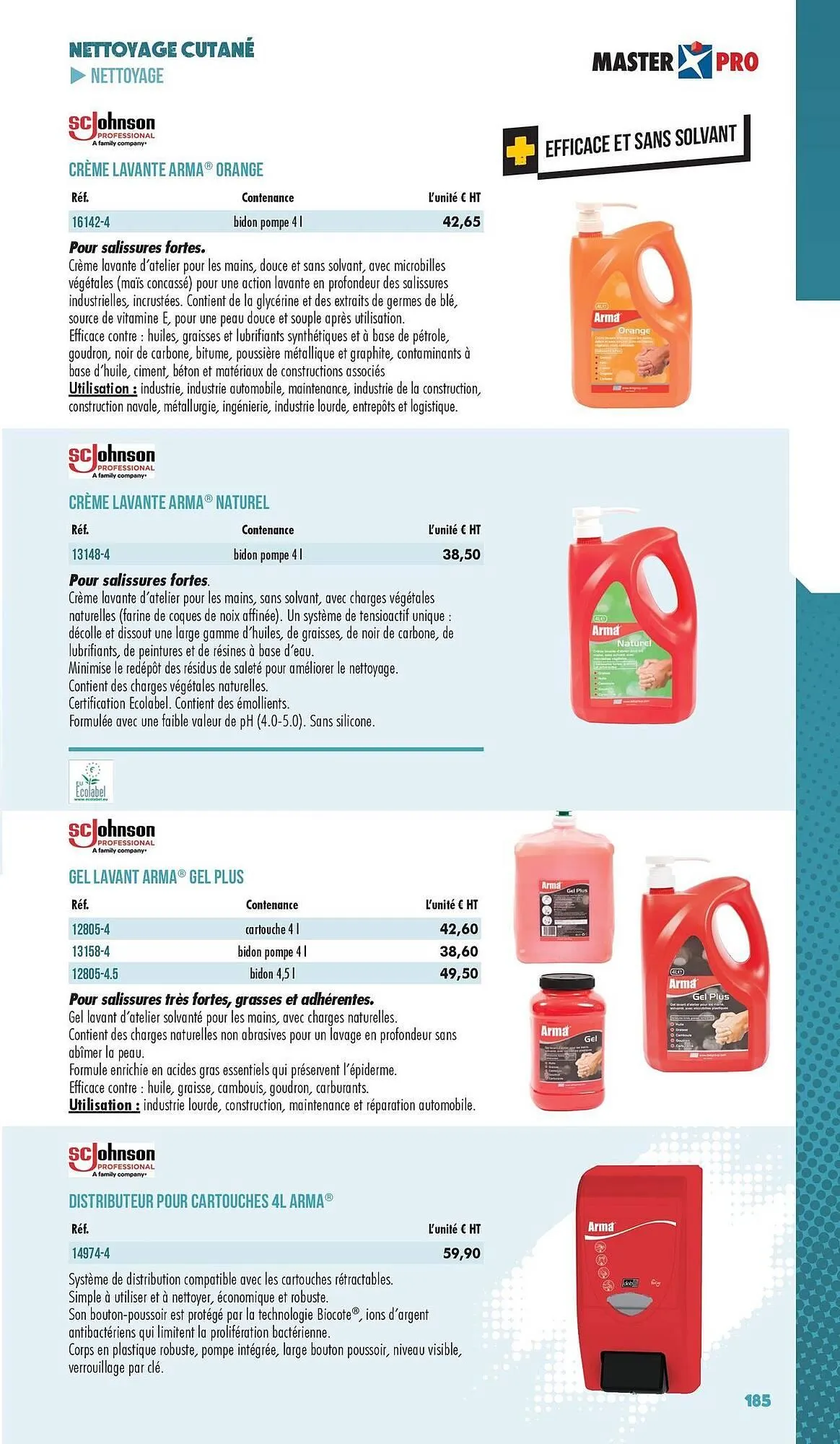 Catalogue Master Pro du 3 mars au 31 décembre 2025 - Catalogue page 187