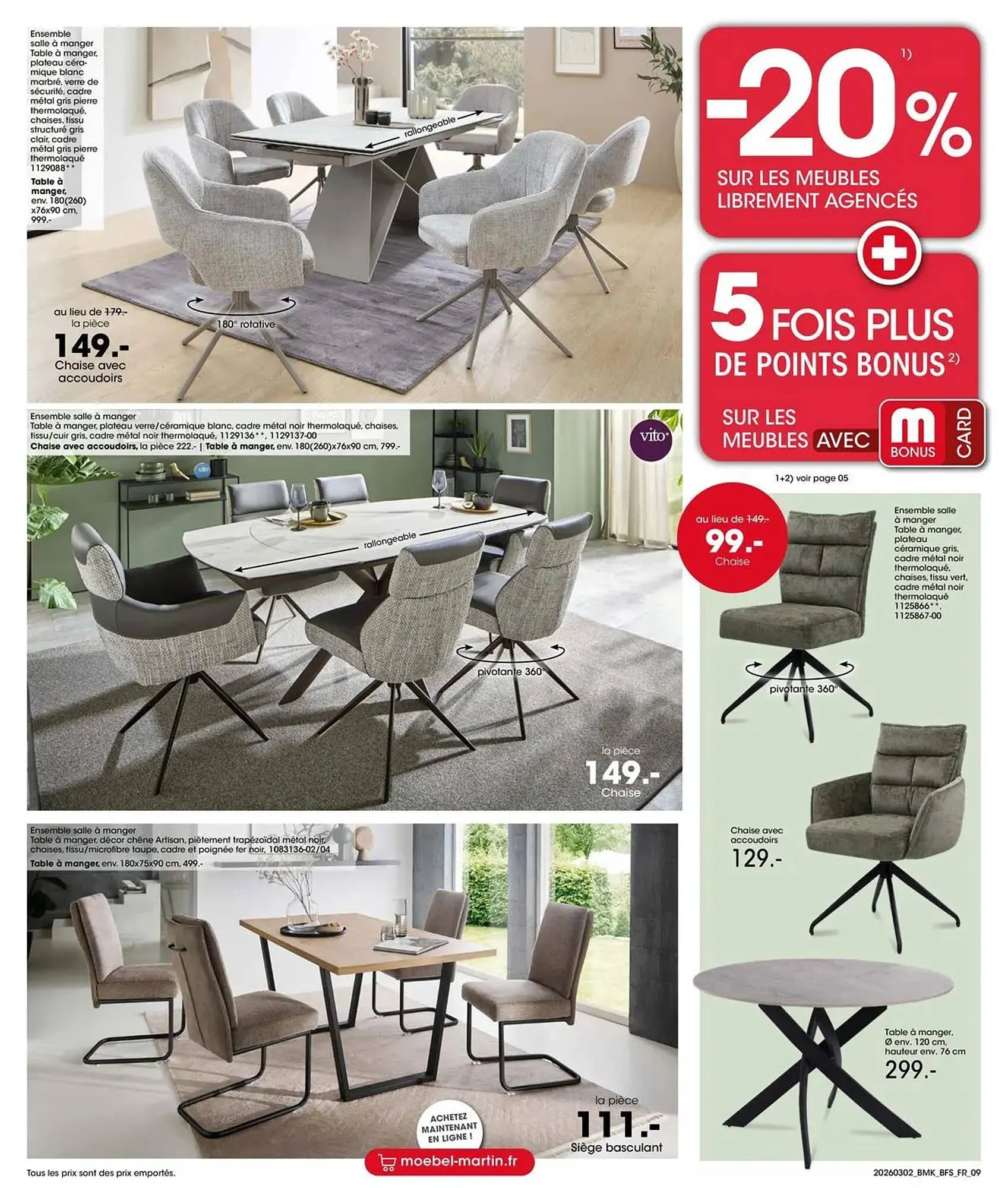 Catalogue Möbel Martin du 1 mars au 31 mars 2026 - Catalogue page 9