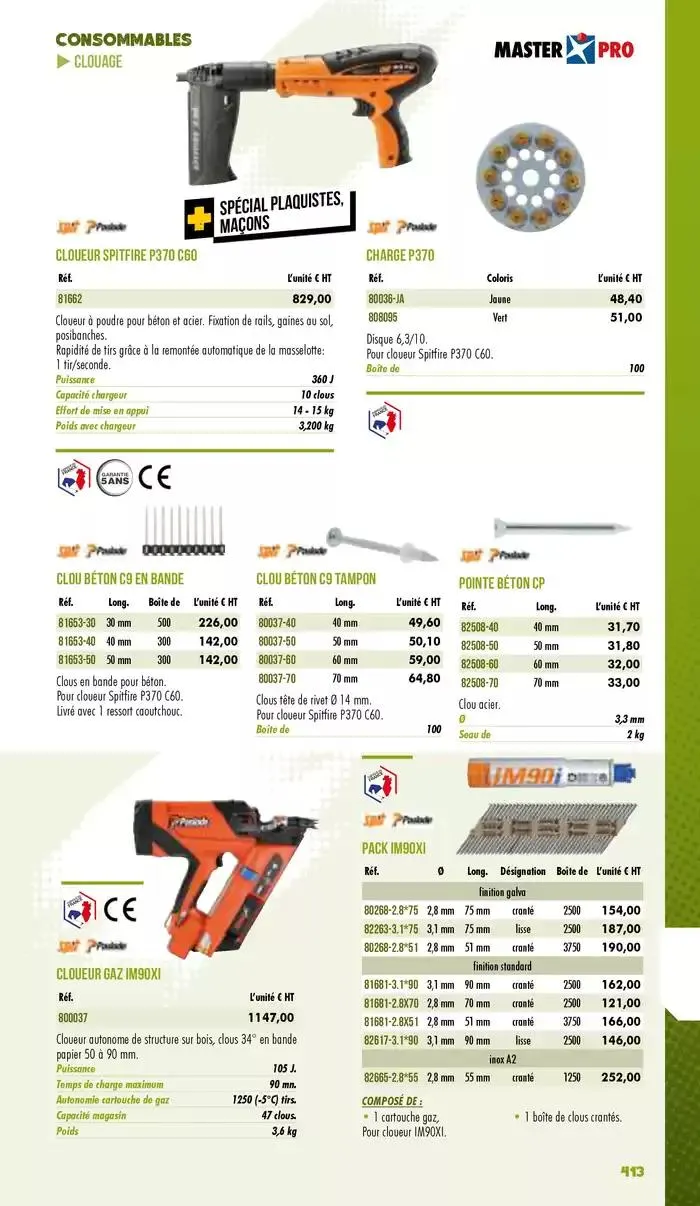 Essentiel Batiment 2025 du 3 janvier au 31 décembre 2025 - Catalogue page 415