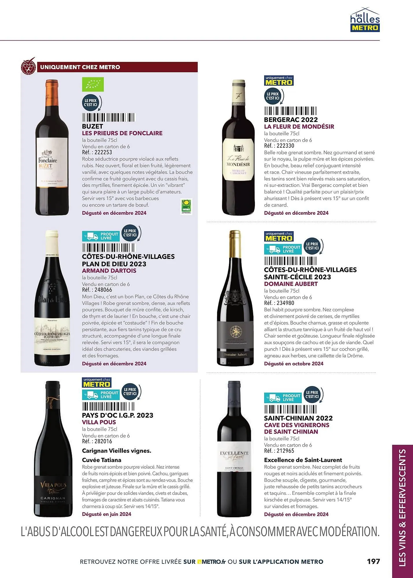 Catalogue METRO du 2 mars au 31 décembre 2025 - Catalogue page 197