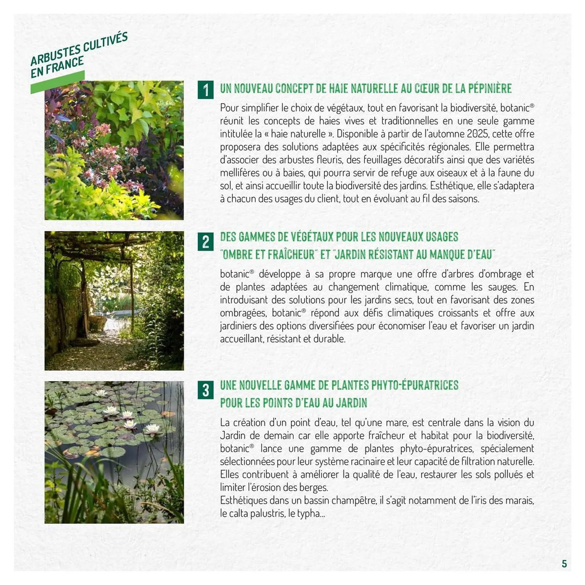 Catalogue Botanic du 4 juin au 1 novembre 2025 - Catalogue page 5