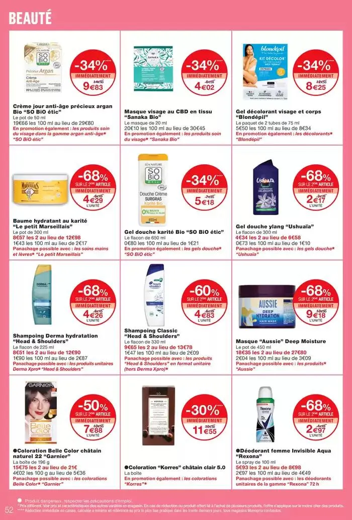 CATALOGUE PROMOTIONNEL du 20 janvier au 2 février 2025 - Catalogue page 52