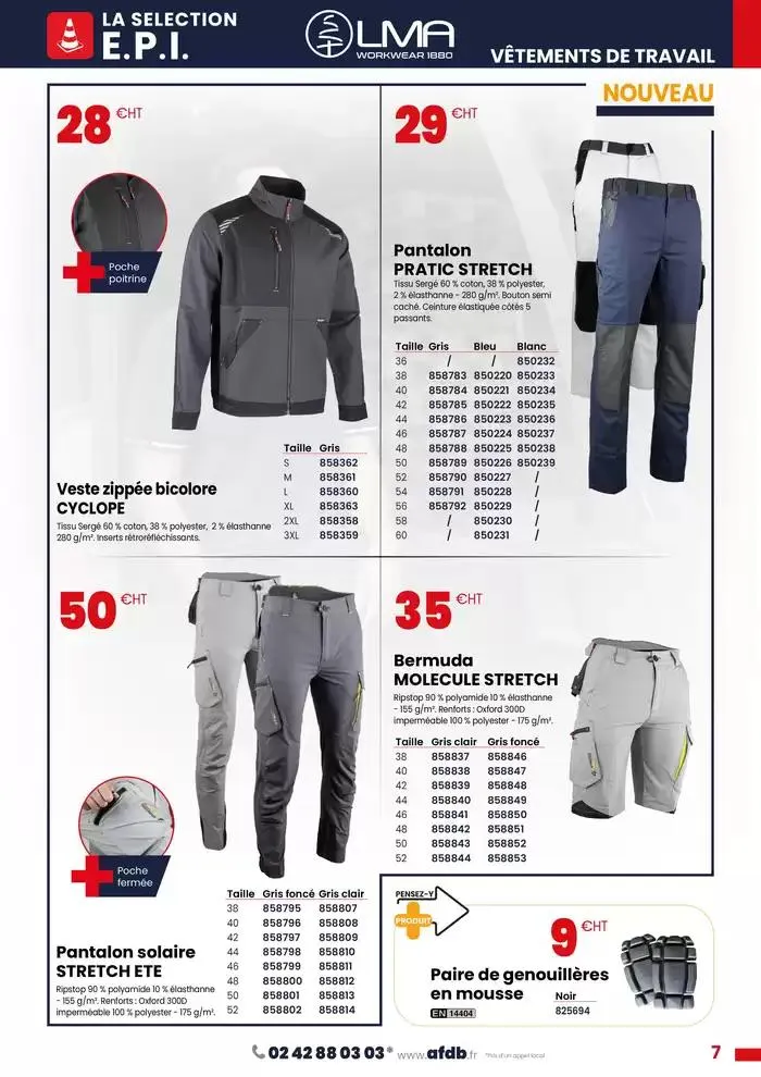 La Selection E.P.I PRINTEMPS - ÉTÉ  du 25 avril au 31 août 2025 - Catalogue page 7