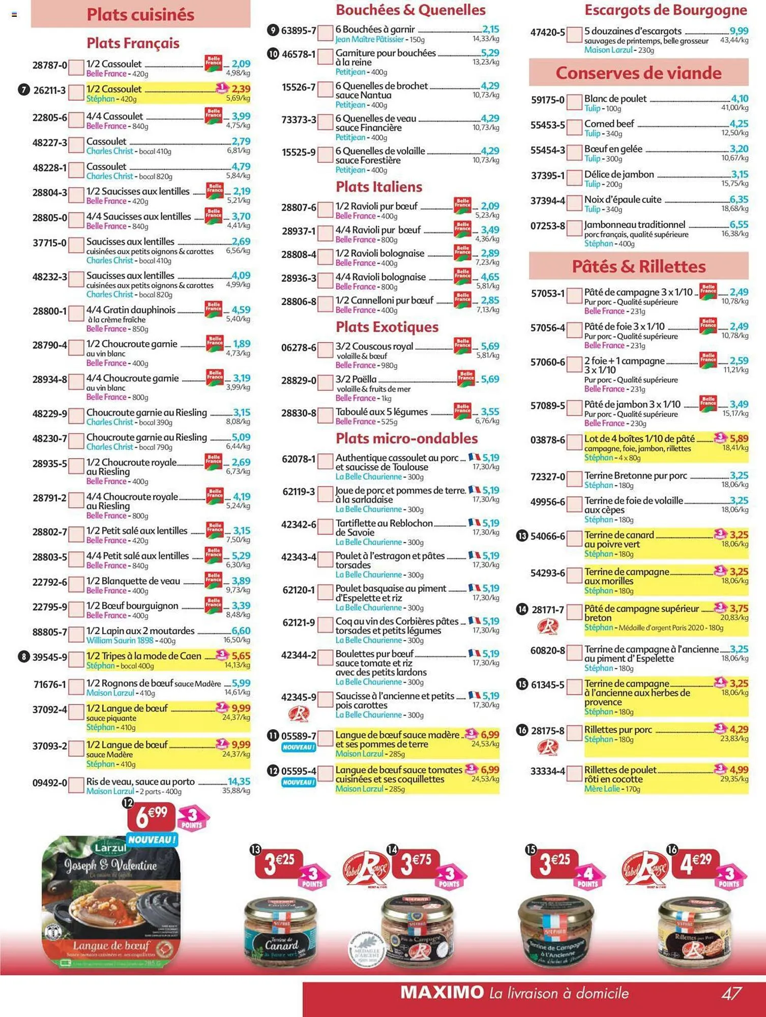 Catalogue Maximo du 19 janvier au 25 février 2024 - Catalogue page 47