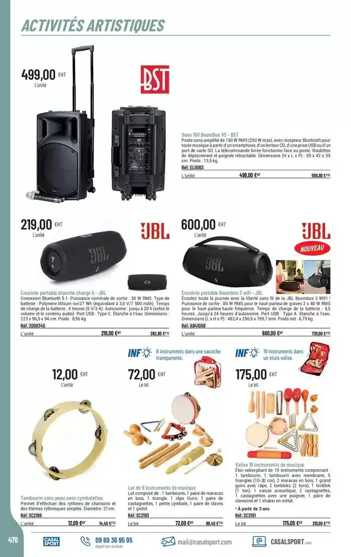 ÉQUIPEMENT SPORTIF du 6 mars au 31 décembre 2025 - Catalogue page 448