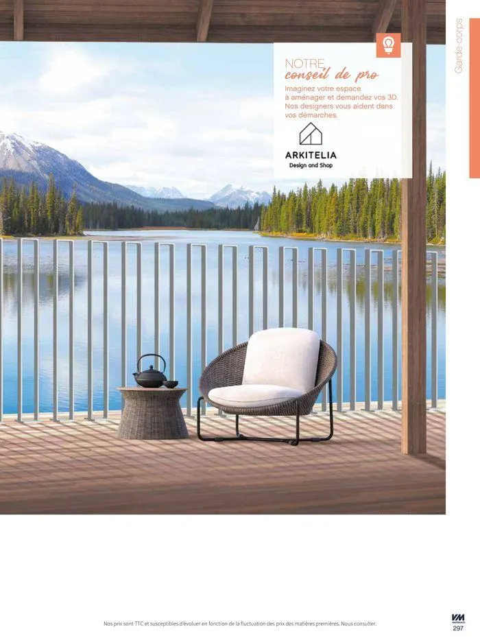 Extériéurs du 14 mars au 20 janvier 2026 - Catalogue page 297