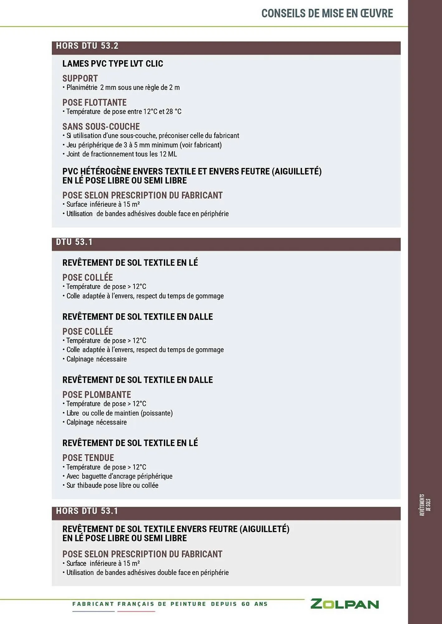 Catalogue Zolpan du 13 janvier au 31 décembre 2025 - Catalogue page 288