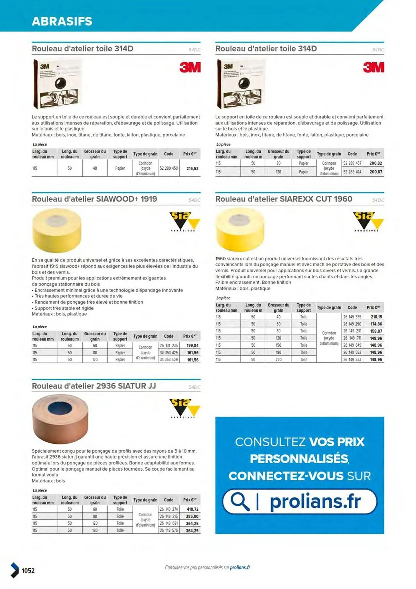 Catalogue Prolians du 11 mars au 31 décembre 2025 - Catalogue page 1054