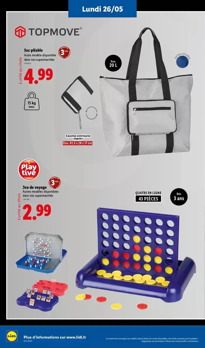 Faites votre plein de courses chez Lidl et profitez de nombreux produits à prix réduits ! du 22 mai au 28 mai 2025 - Catalogue page 62