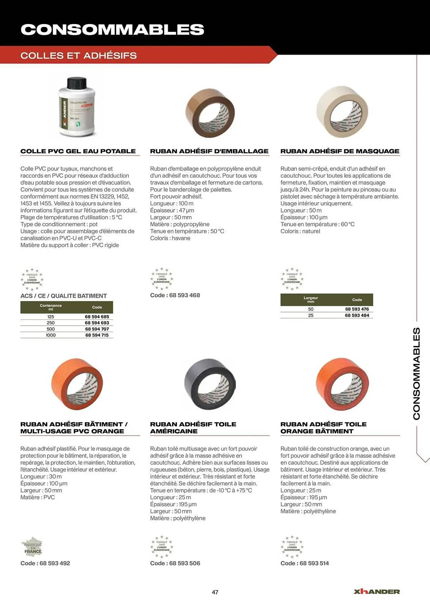 Catalogue Prolians du 2 septembre au 31 décembre 2025 - Catalogue page 47