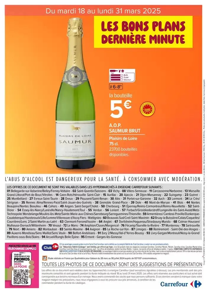 LES BONS PLANS DE DERNIERE MINUTE “SPECIAL VINS” du 18 mars au 31 mars 2025 - Catalogue page 4