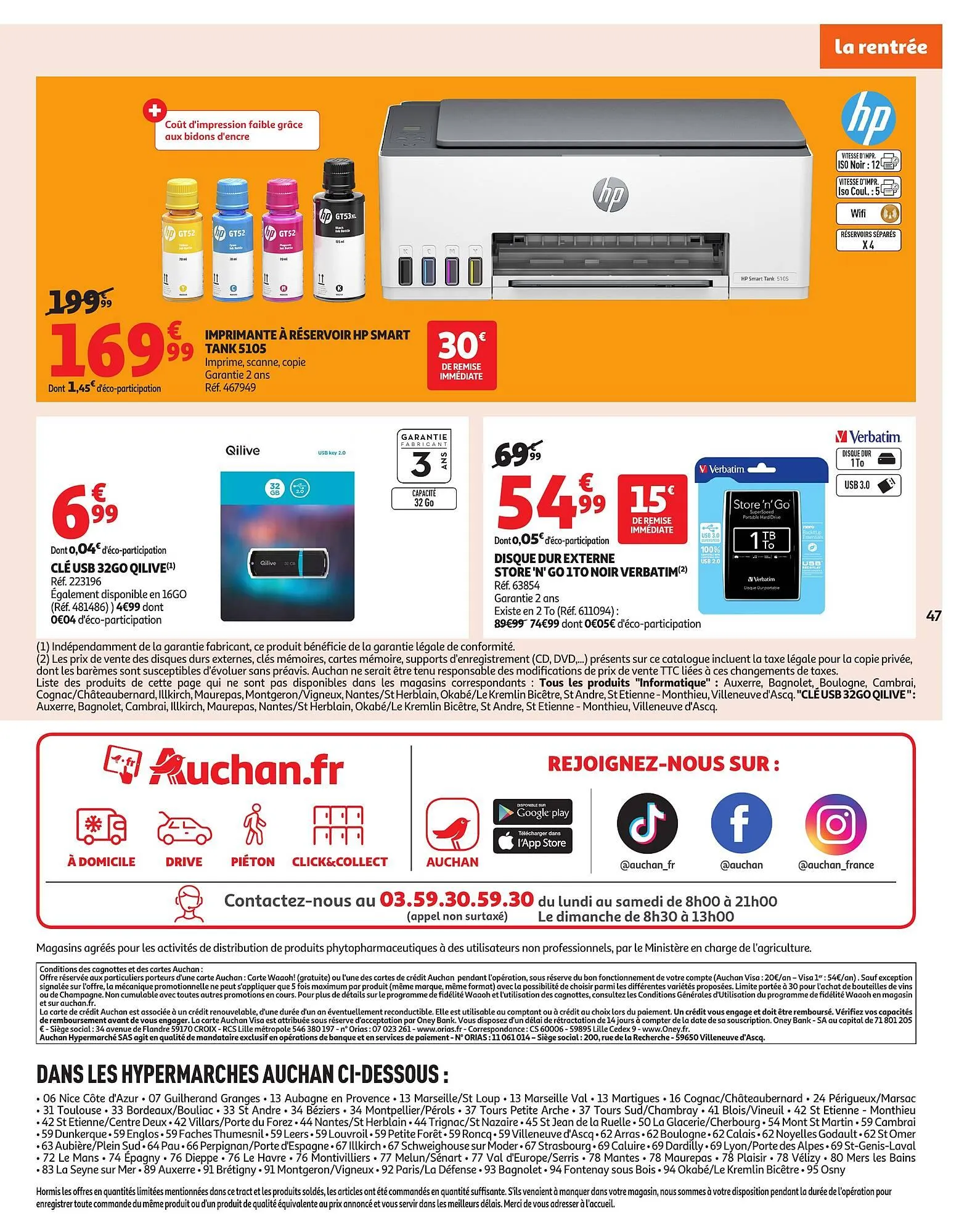 Catalogue Auchan du 8 juillet au 20 juillet 2025 - Catalogue page 47