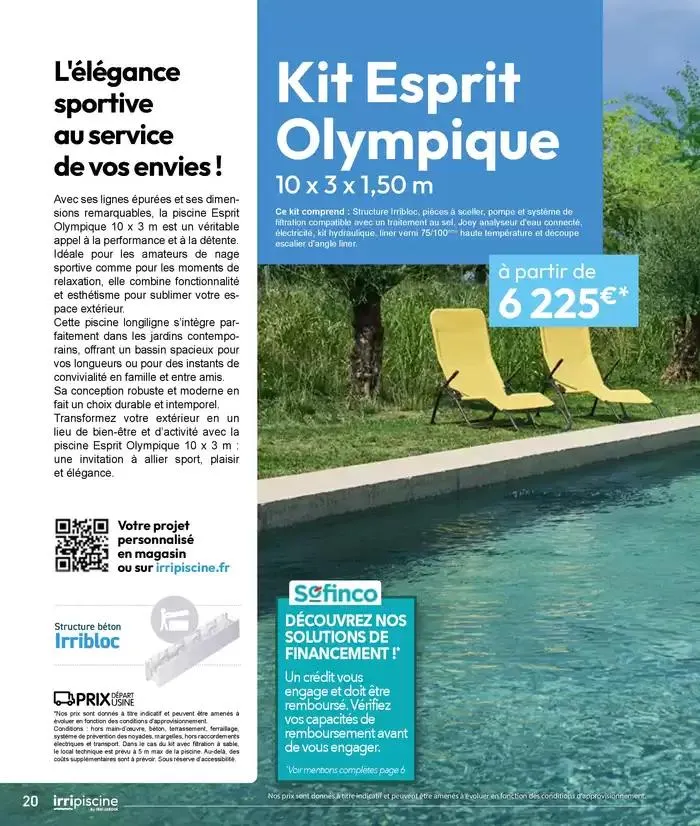 Les plaisir de l'eau Piscine,Spa,Arrosage du 10 mars au 31 décembre 2025 - Catalogue page 20