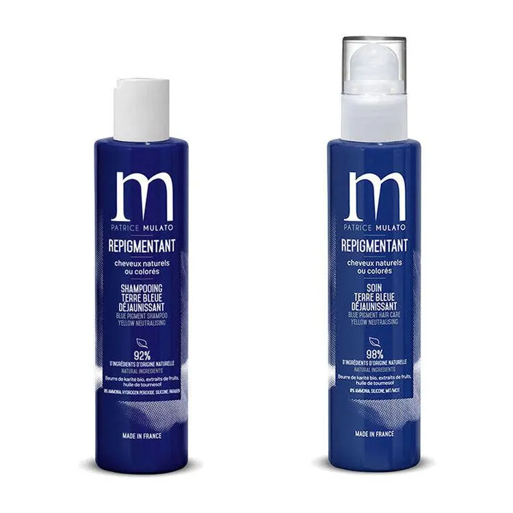 Rituel repigmentant shampooing + soin terre bleue