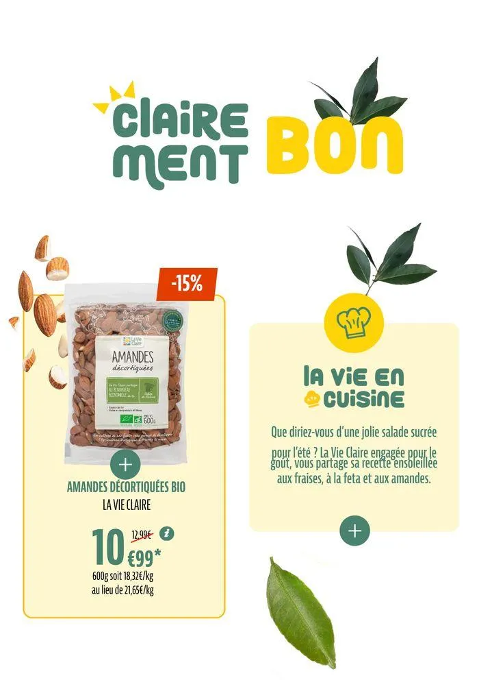 Tutes Nos Promos Bio Pour Un Ete Savoureux du 28 juin au 7 juillet 2024 - Catalogue page 20