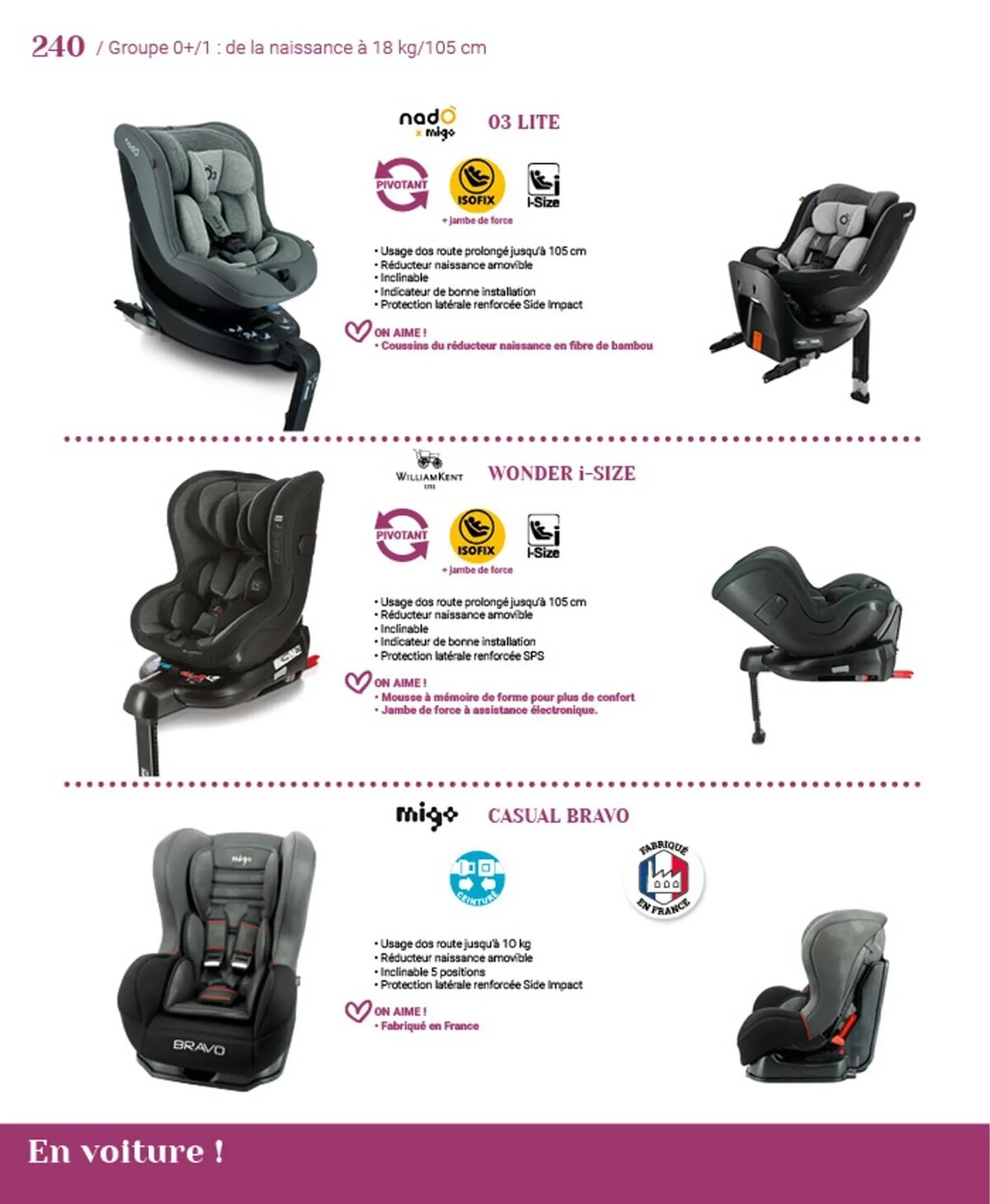 Catalogue autour de bébé du 31 mars au 31 janvier 2024 - Catalogue page 242