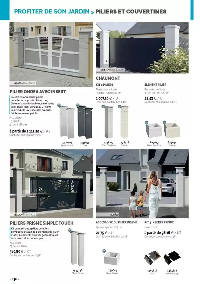 Aménagements Extérieurs 2025 du 30 avril au 31 décembre 2025 - Catalogue page 136