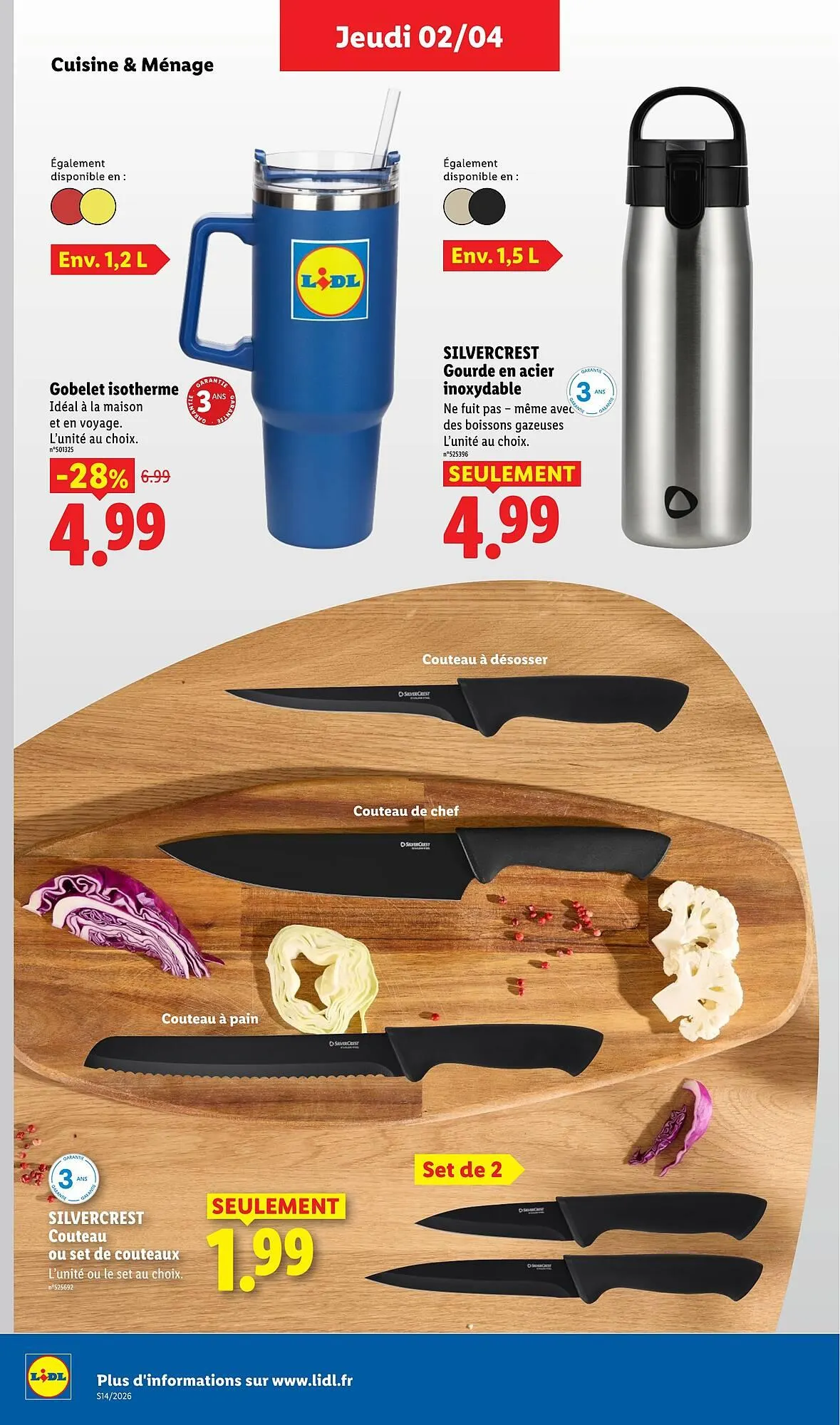 Catalogue Lidl du 2 avril au 8 avril 2026 - Catalogue page 40