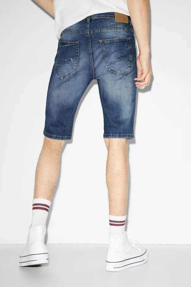 Denim shorts