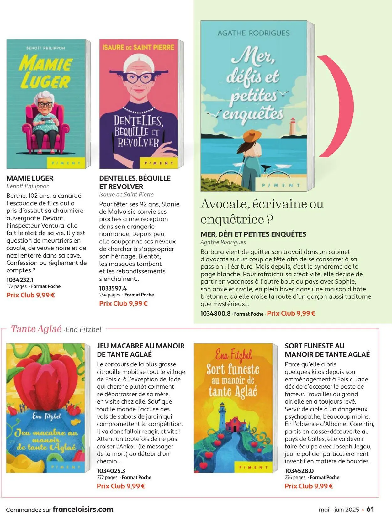 France Loisirs du 1 mai au 30 juin 2025 - Catalogue page 61