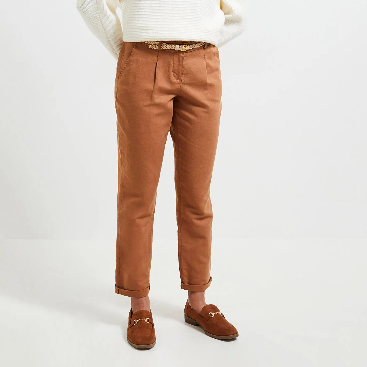 Pantalon chino femme
