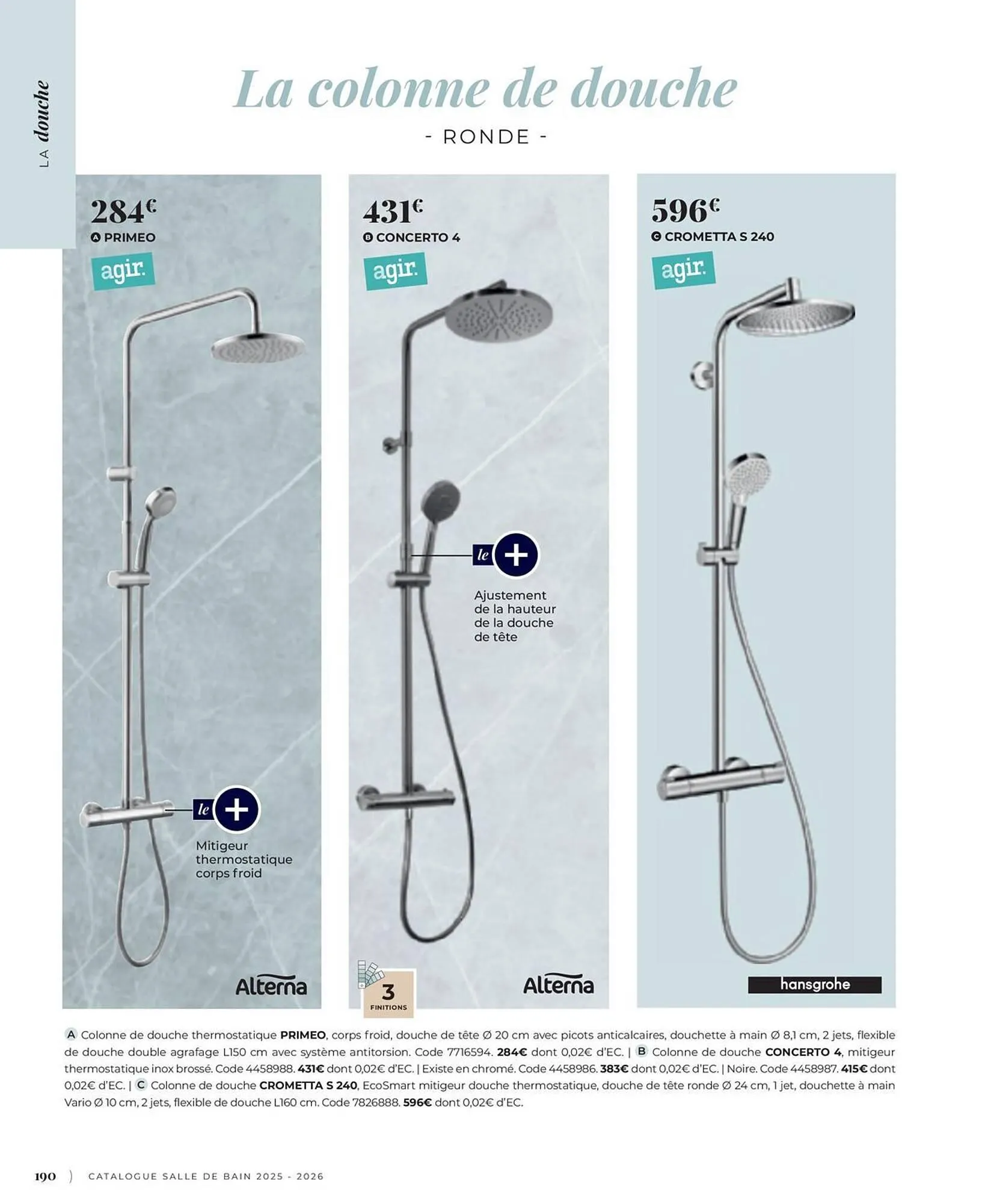 Catalogue Cedeo du 3 juin au 31 décembre 2025 - Catalogue page 190