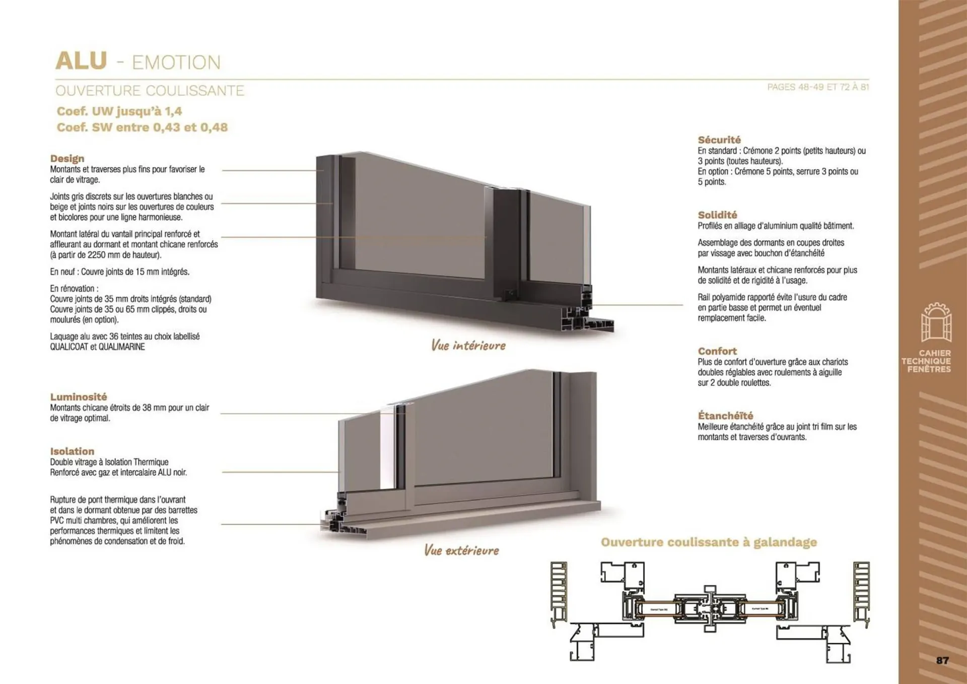 Catalogue Art & Fenêtres du 29 août au 31 décembre 2023 - Catalogue page 87